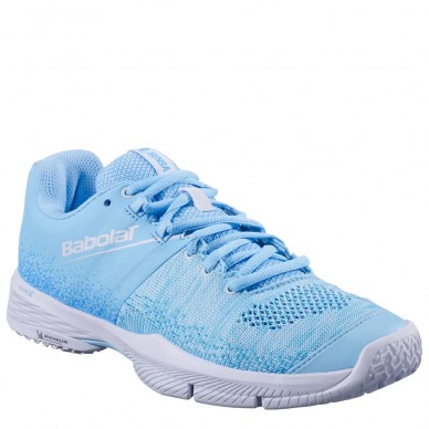 Chaussures Babolat Sensa Women cyan blue white 2025