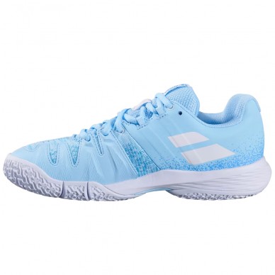 Chaussures Babolat Sensa Women cyan blue white 2025