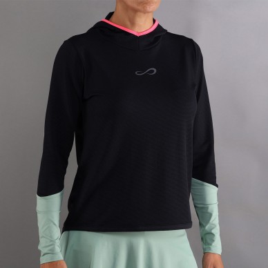 Sweatshirt Endless Breath Line noire verte