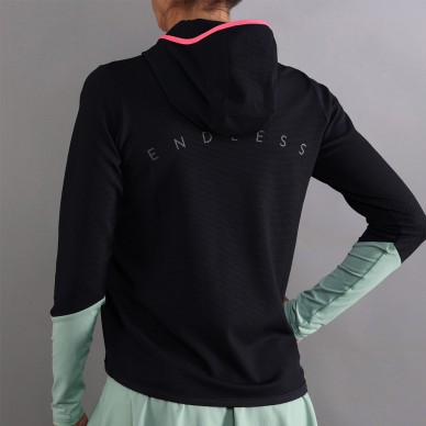 Sweatshirt Endless Breath Line noire verte