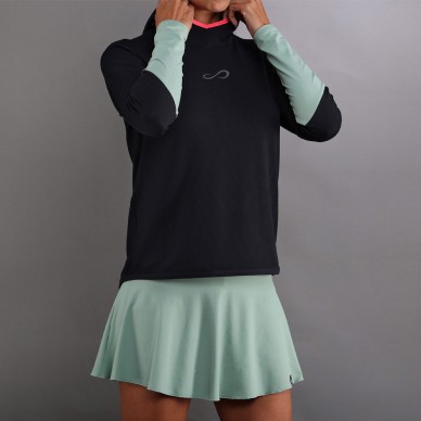 Sweatshirt Endless Breath Line noire verte
