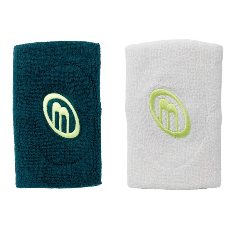 Poignets Bullpadel BPMU252I blanc vert foncé