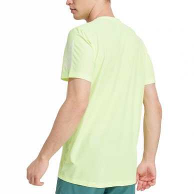 T-shirt Adidas Own The Run jaune fluo