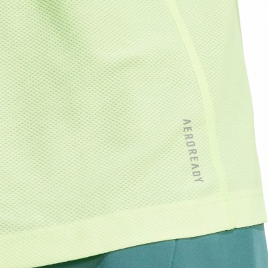 T-shirt Adidas Own The Run jaune fluo