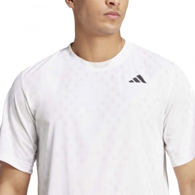 T-shirt Adidas Club Graph blanche grise