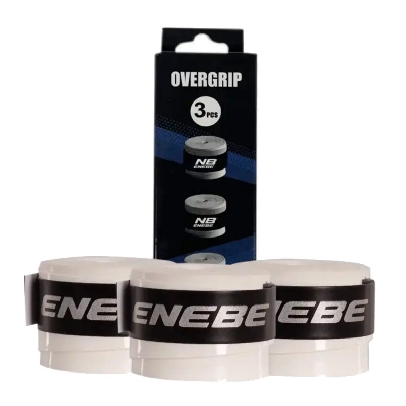 Overgrips Enebe lisses x 3 blancs