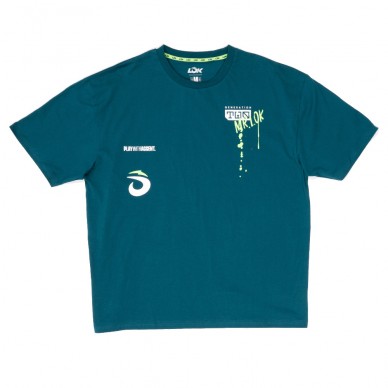 T-shirt Lok Ullu oversize vert