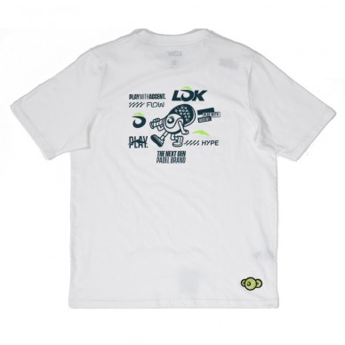 T-shirt Lok Monch blanche