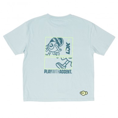 T-shirt Lok Ashur oversize vert menthe