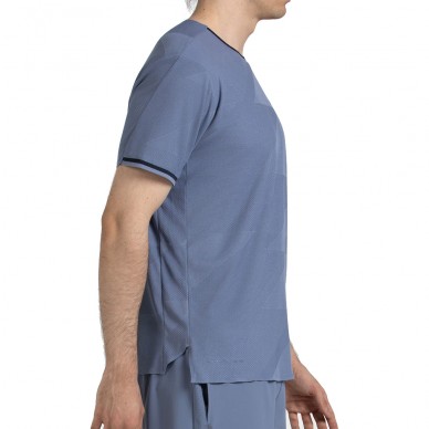 T-shirt Bullpadel Prior bleu atomique chiné
