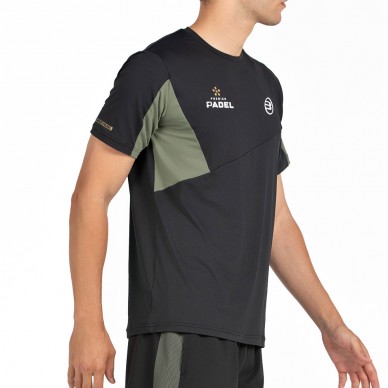 T-shirt Bullpadel Pocate noire