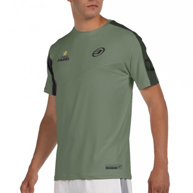 T-shirt Bullpadel Pocate kaki