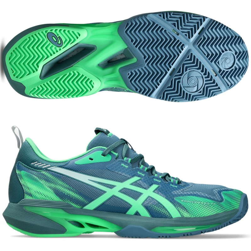 Chaussures Asics Sonicsmash FF saba blue vital green 2026