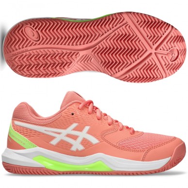 Chaussures Asics Gel Dedicate 8 Padel guava white 2026