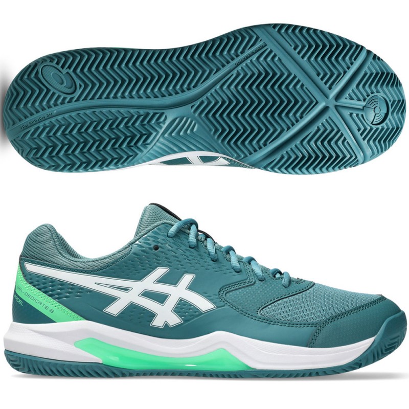 Chaussures Asics Gel Dedicate 8 Padel misty pine white 2026