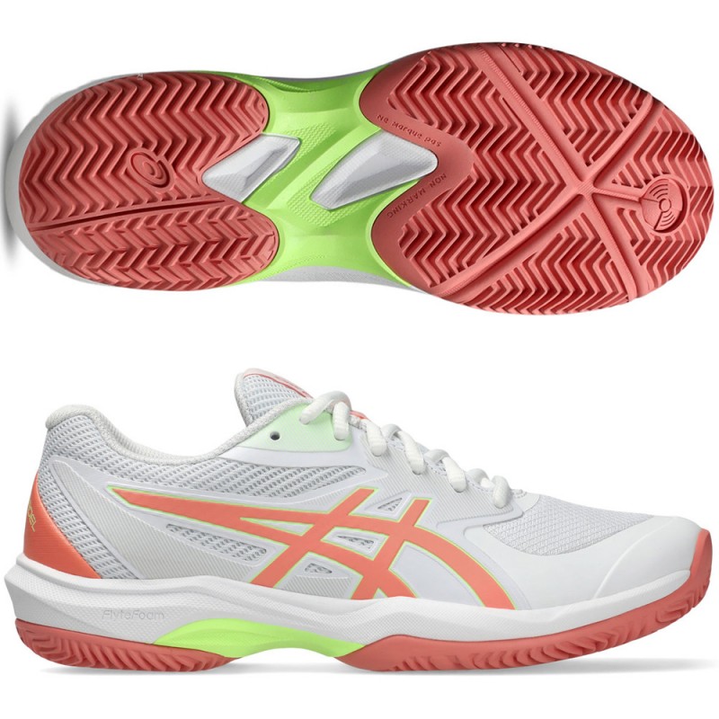 Chaussures Asics Game FF Padel white guava 2026