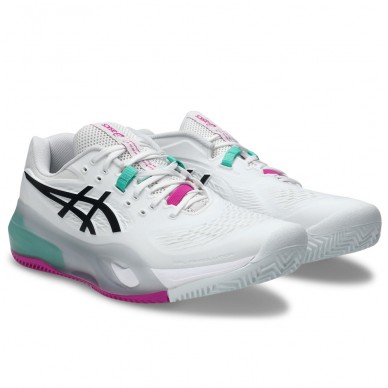 Chaussures Asics Gel Resolution X Clay white aurora green 2026