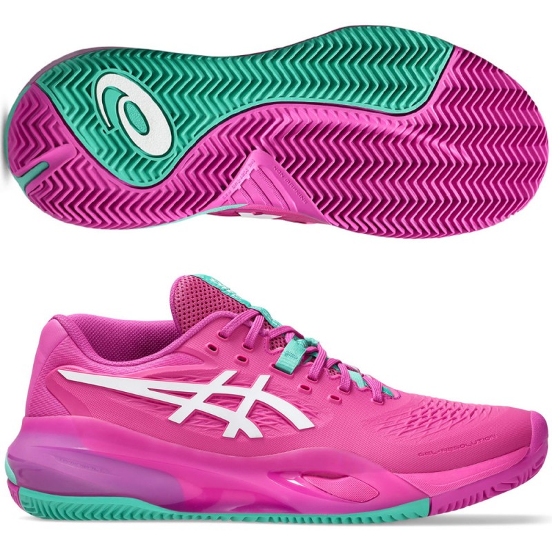 Chaussures Asics Gel Resolution X Clay digital sakura white 2026