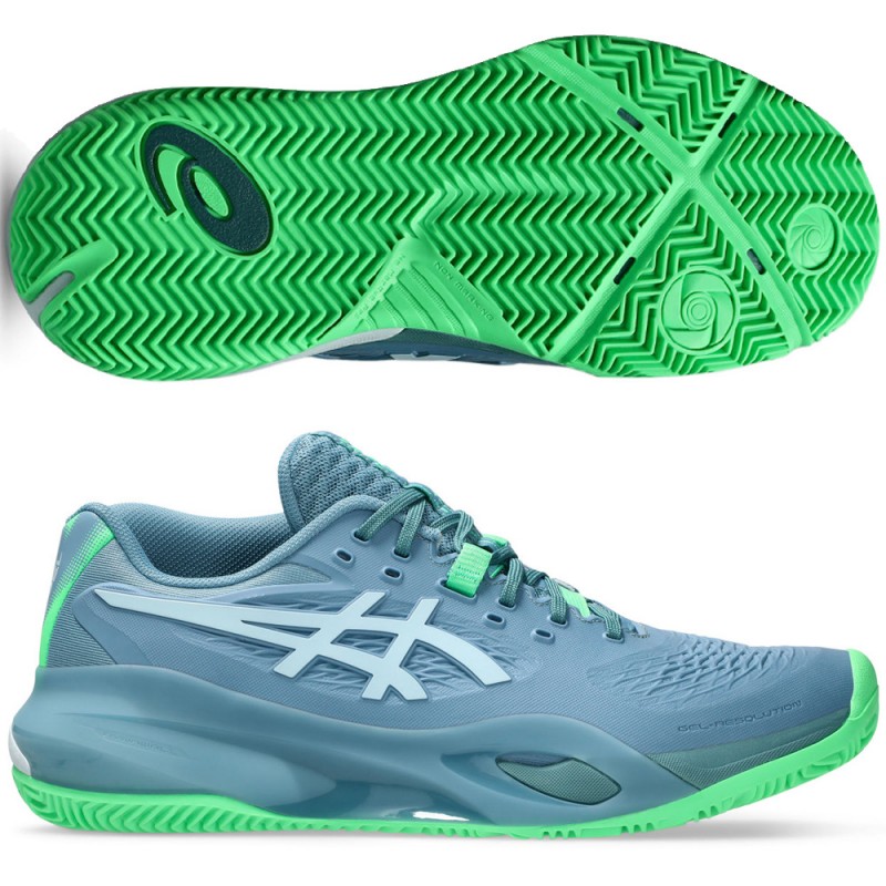 Chaussures Asics Gel Resolution X Padel saba blue cool grey 2026