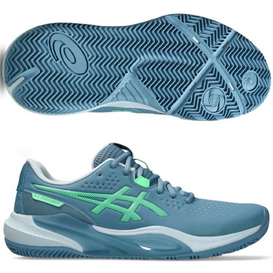 Chaussures Asics Gel Challenger 15 Padel saba blue vital green 2026