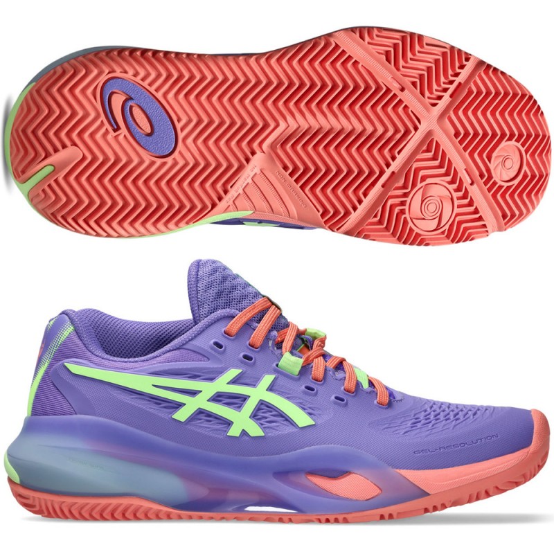 ASICS Gel Resolution X Padel Amethyst Illuminate Green 2026