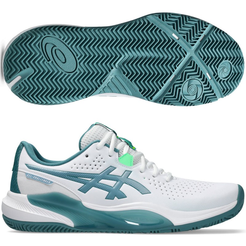 Chaussures Asics Gel Challenger 15 Padel white misty pine 2026