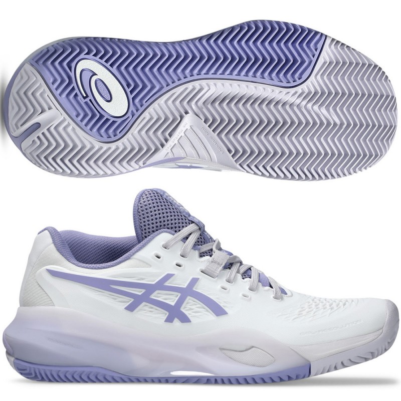 Chaussures Asics Gel Resolution X Clay white bluebell 2026