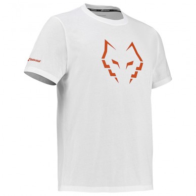 T-shirt Babolat Cotton Tee Lebrón blanche
