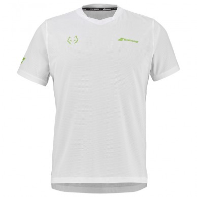 T-shirt Babolat Crew Neck Lebron blanc