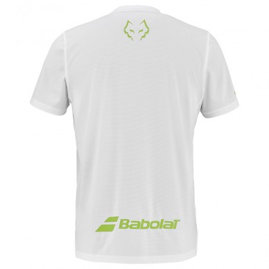 T-shirt Babolat Crew Neck Lebron blanc