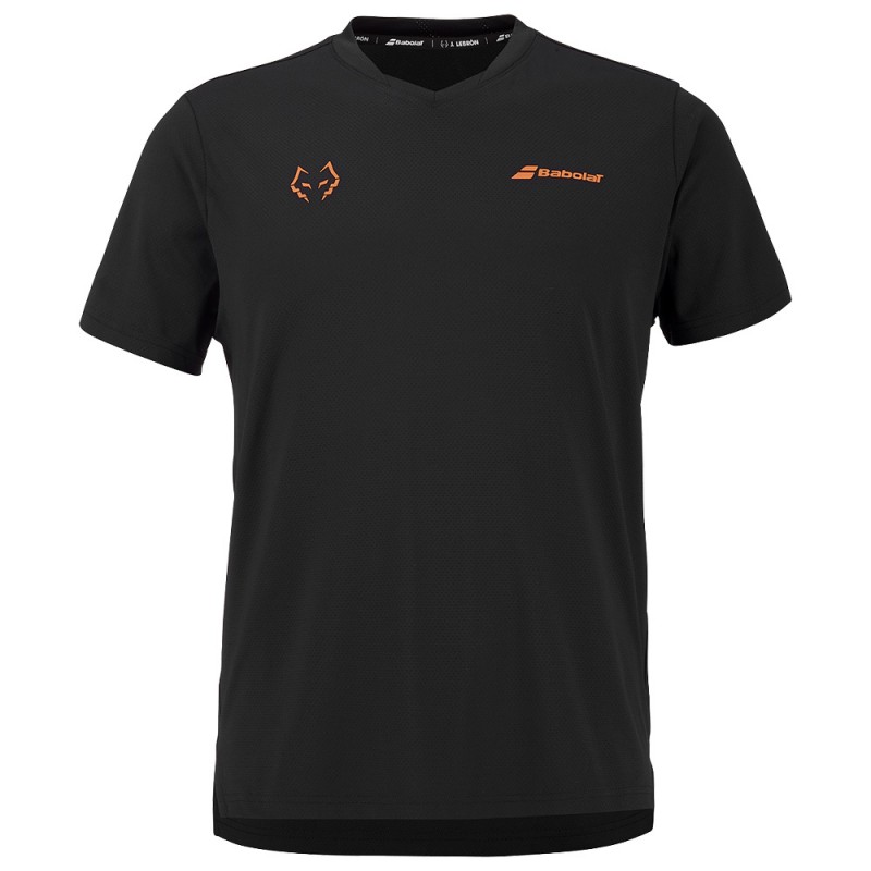 T-shirt Babolat Crew Neck Lebron noire
