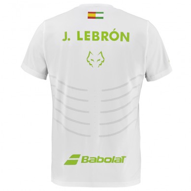 T-shirt Babolat Tee Replica Lebron blanc