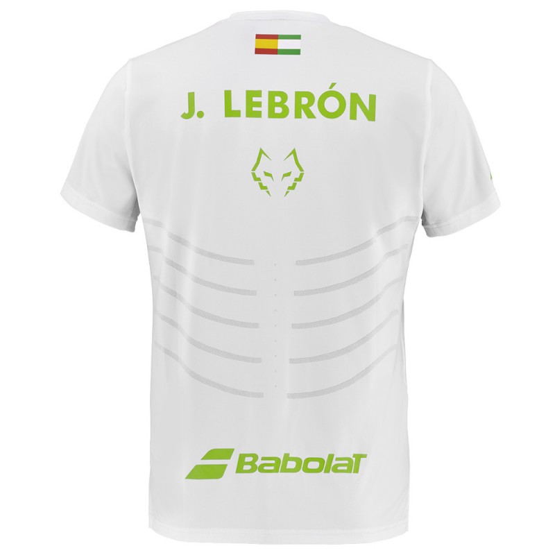 T-shirt Babolat Tee Replica Lebron blanc
