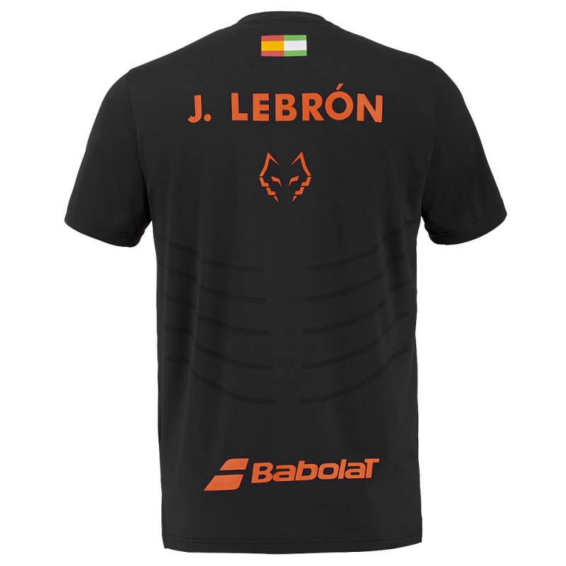 T-shirt Babolat Tee Replica Lebron noire