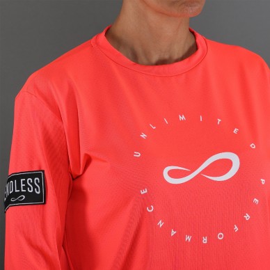 Sweatshirt Endless Inner Tech rubis