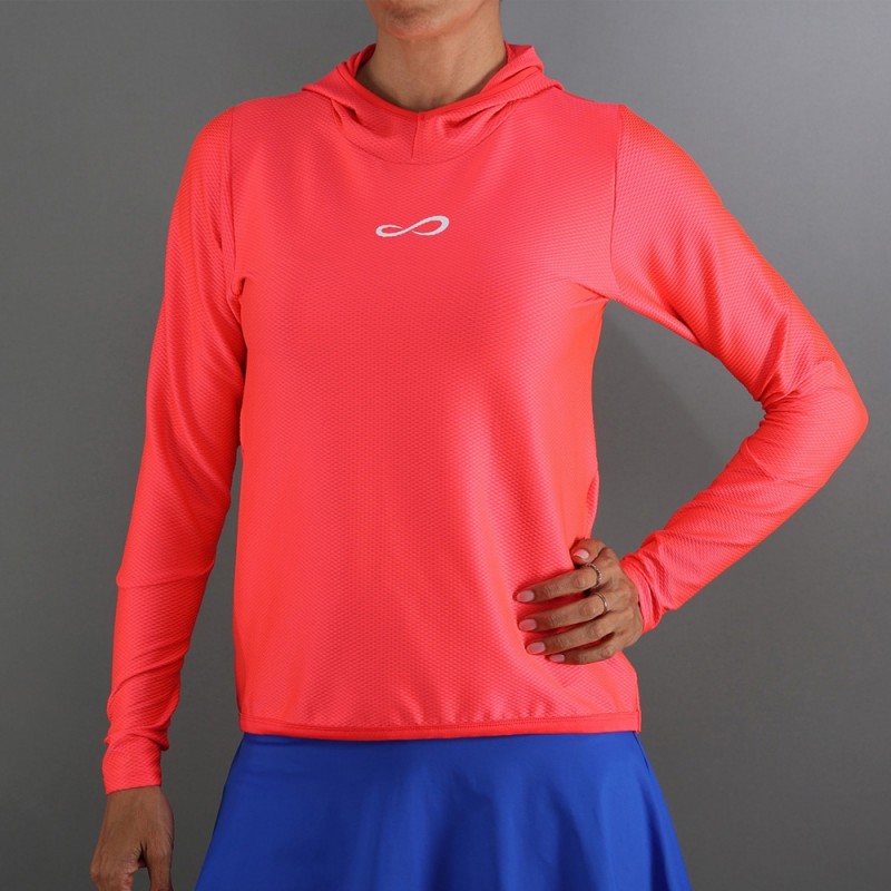 Sweatshirt Endless Breath Line rubis