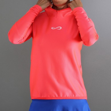 Sweatshirt Endless Breath Line rubis