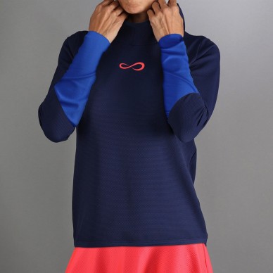 Sweatshirt Endless Breath Line bleu marine-royal