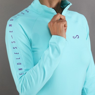 Sweatshirt Endless Kirsch II bleu aqua