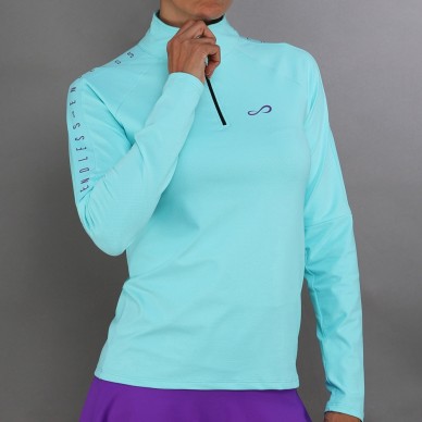 Sweatshirt Endless Kirsch II bleu aqua