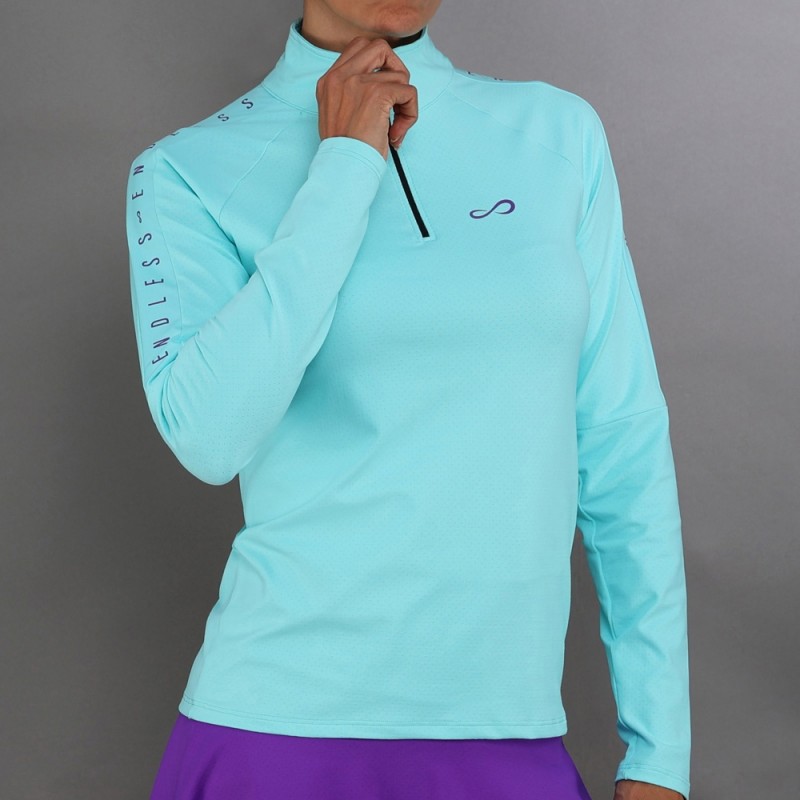 Sweatshirt Endless Kirsch II bleu aqua