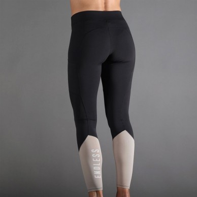 Leggings Endless Lift HW 7/8 noires délavées
