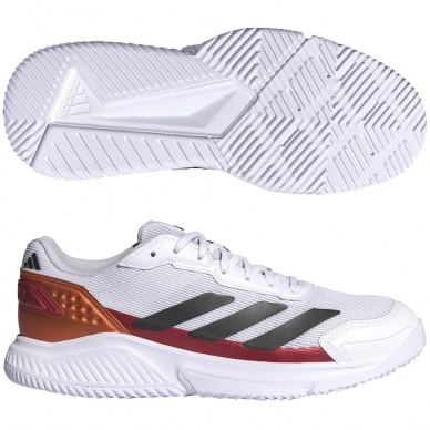 Chaussures Adidas Courtquick Padel M white lucid orange 2026