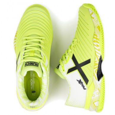 Chaussures Munich PADX 62 Padel white yellowe 2026