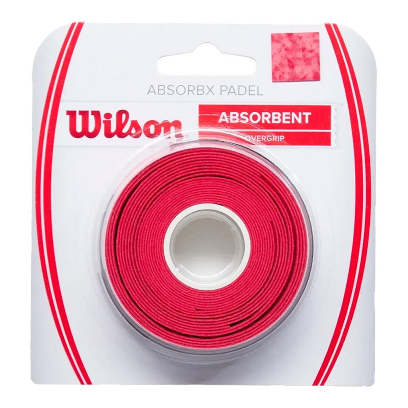 Overgrips Wilson Absorbx 3 Pack rouge