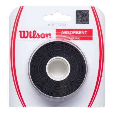Overgrips Wilson Absorbx 3 Pack noir