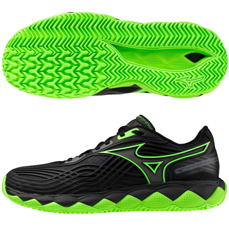 Chaussures Mizuno Wave Enforce Tour 2 Padel black foliage green 2026