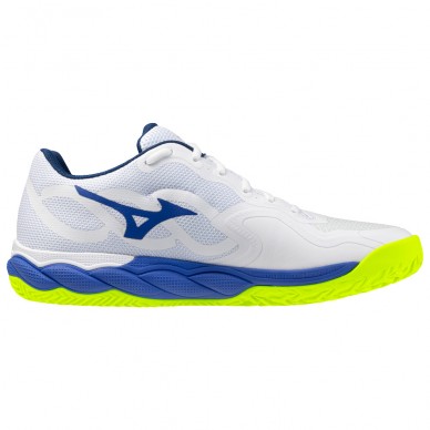 Chaussures Mizuno Wave Enforce Court CC white dazzling blue 2026