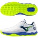 Chaussures Mizuno Wave Enforce Court CC white dazzling blue 2026