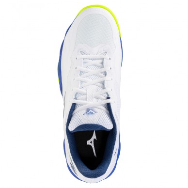 Chaussures Mizuno Wave Enforce Court CC white dazzling blue 2026